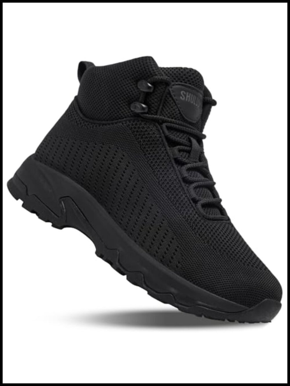 Men's Non Slip Work Boots Lightweight Ankle Support Lace-Up Food Service